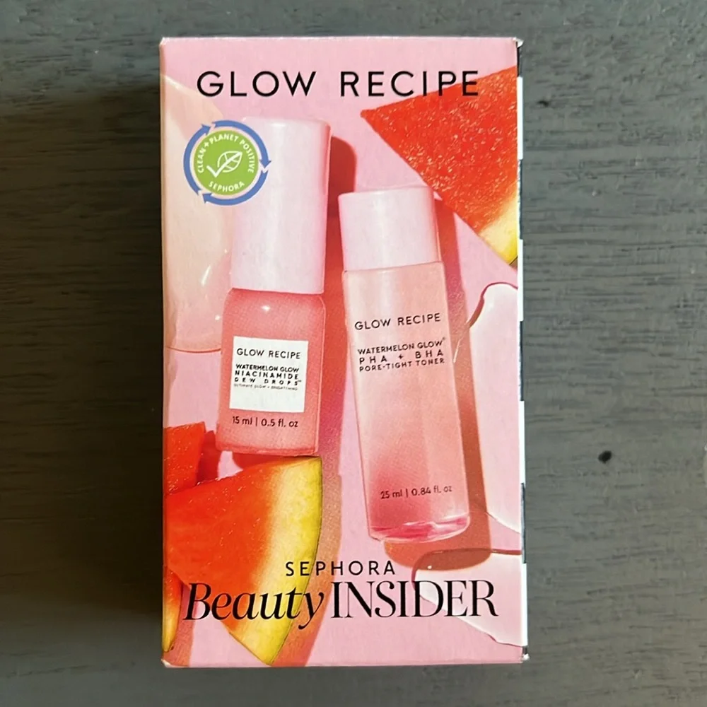 Glow Recipe Toner and Niacinamide Drop Mini Set -Bday gift NIB